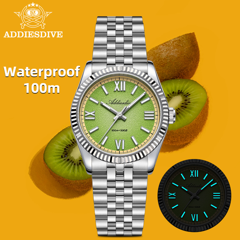 Luxury Watch Hand - ADDIESDIVE Men VH31 Quartz Watch 36MM