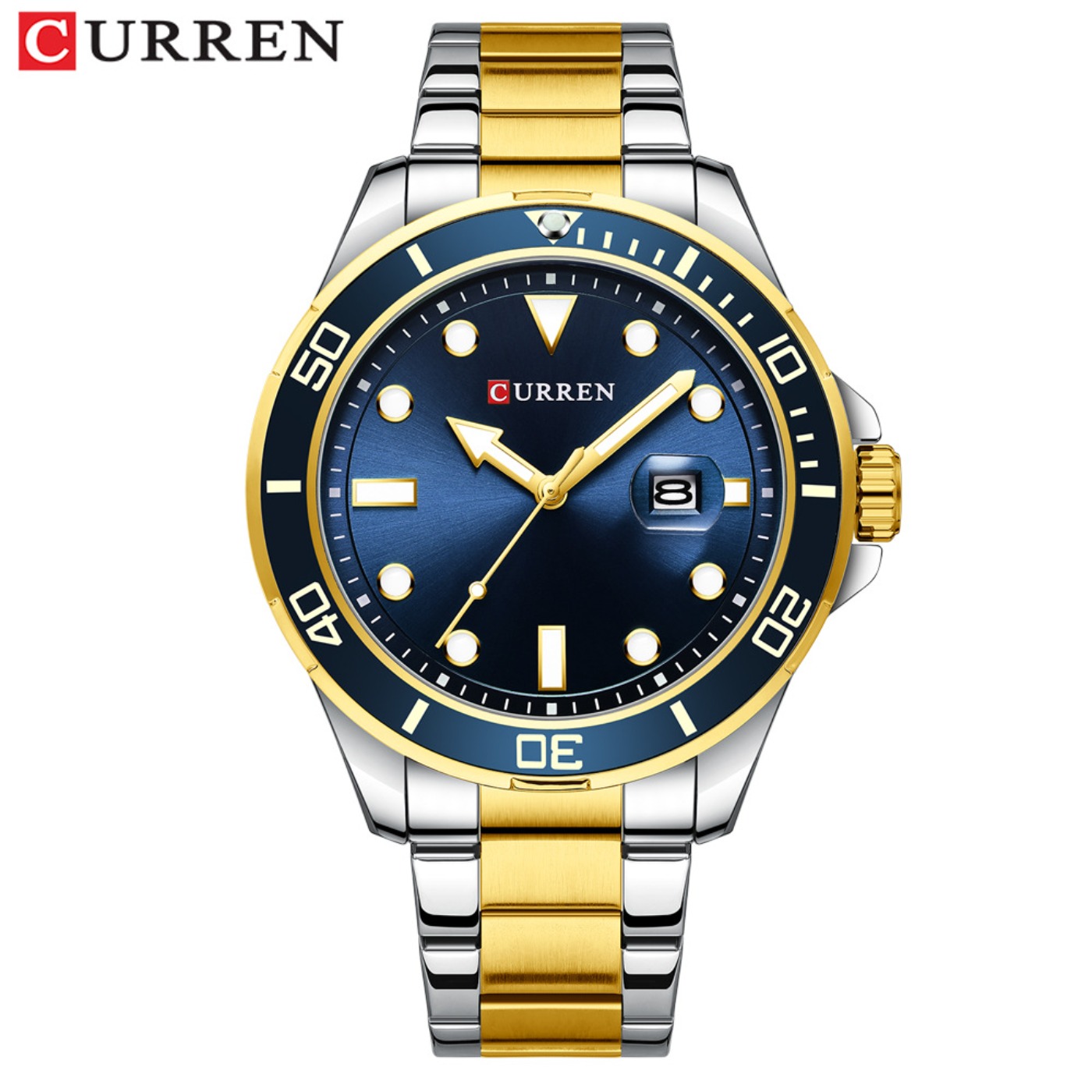 CURREN New Green Water Ghost S - Luxury Watch Brand ulasan dan harga