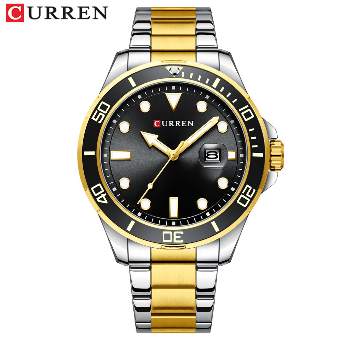 CURREN New Green Water Ghost S - Luxury Watch Brand ulasan dan harga
