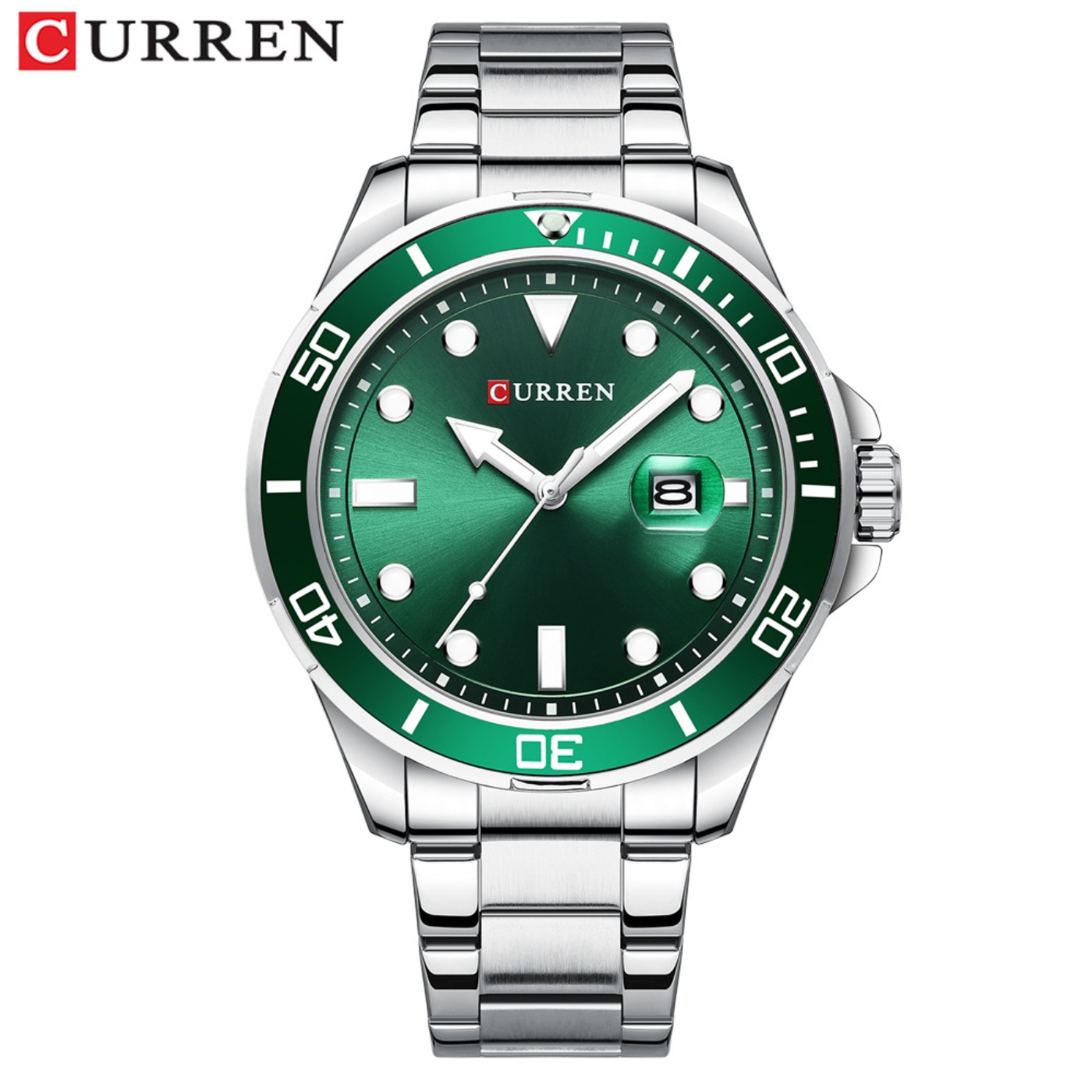 CURREN New Green Water Ghost S - Luxury Watch Brand ulasan dan harga