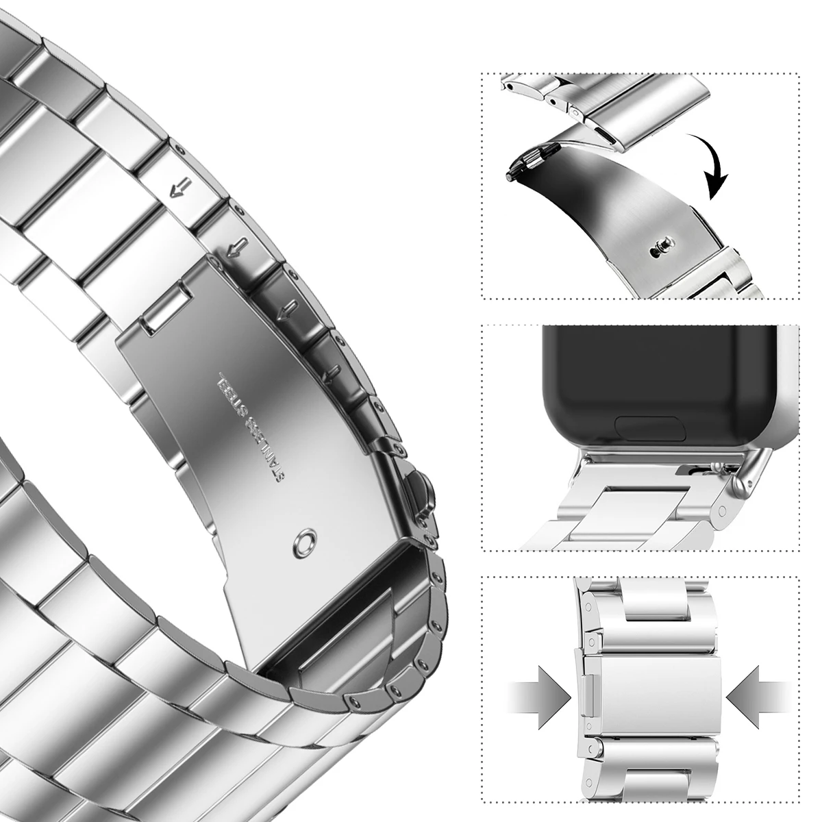 Stainless Steel Strap For Sams - Luxury Watch Galaxy ulasan dan harga