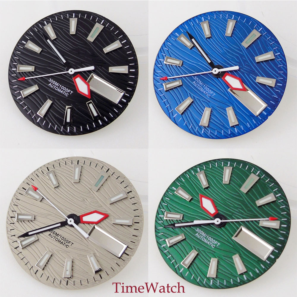 29mm Watch Dial Spare Parts Wi - Luxury Watch With Green Dial ulasan dan harga