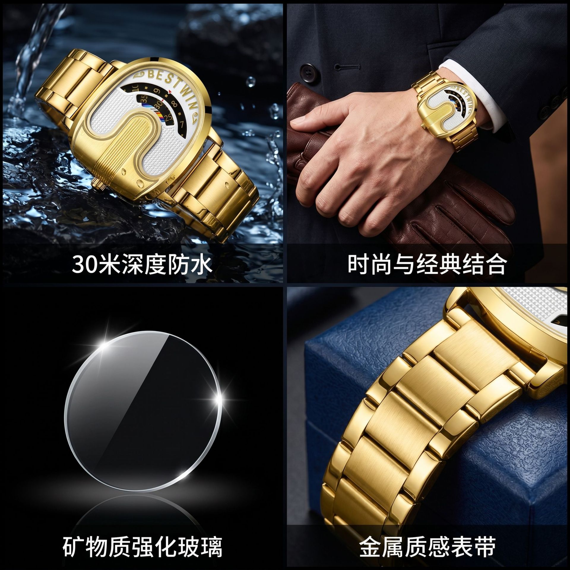 Gold Top Brand Luxury Men Watc - Luxury Watch Brand ulasan dan harga