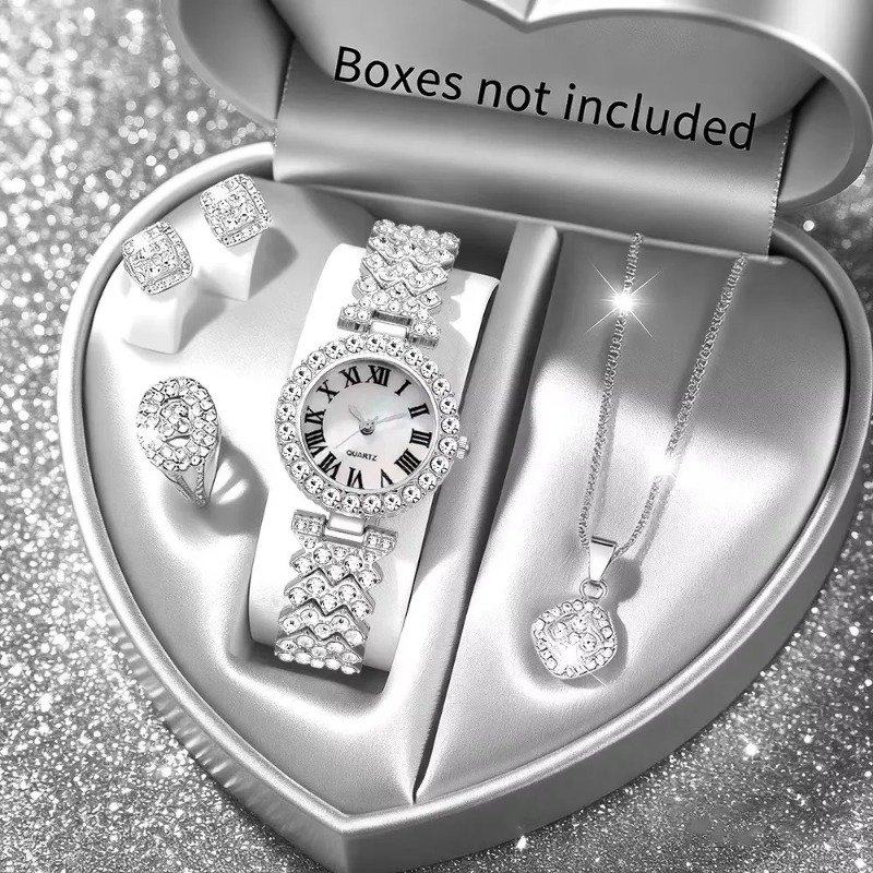 5PCS Luxury Rhinestone Women's - Luxury Watch Storage ulasan dan harga