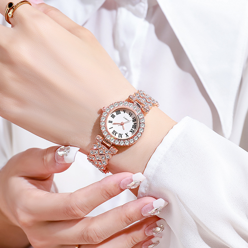 5PCS Luxury Rhinestone Women's - Luxury Watch Storage ulasan dan harga