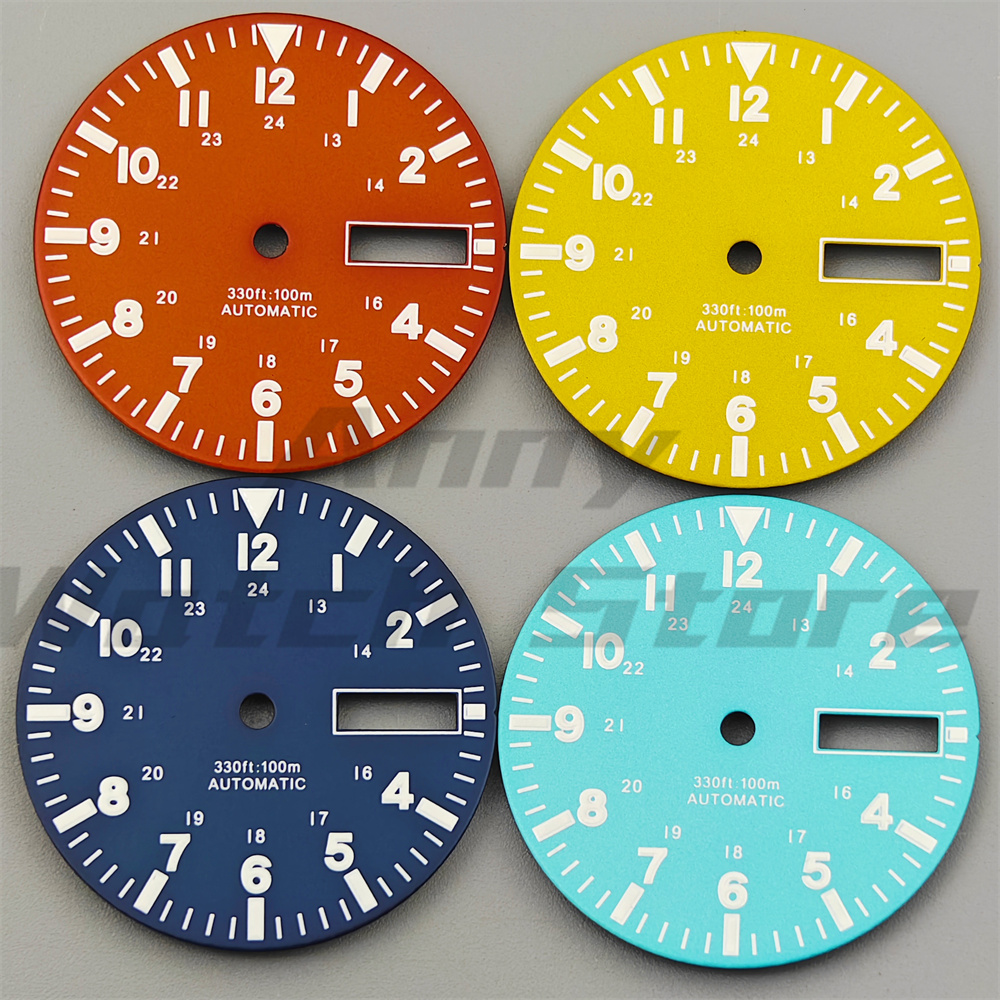 29mm Watch Dial Dual Date Cale - Luxury Watch With Green Dial ulasan dan harga