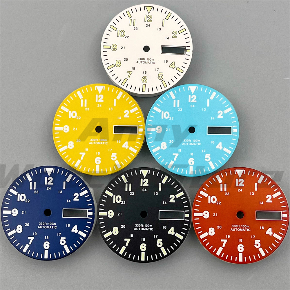 29mm Watch Dial Dual Date Cale - Luxury Watch With Green Dial ulasan dan harga