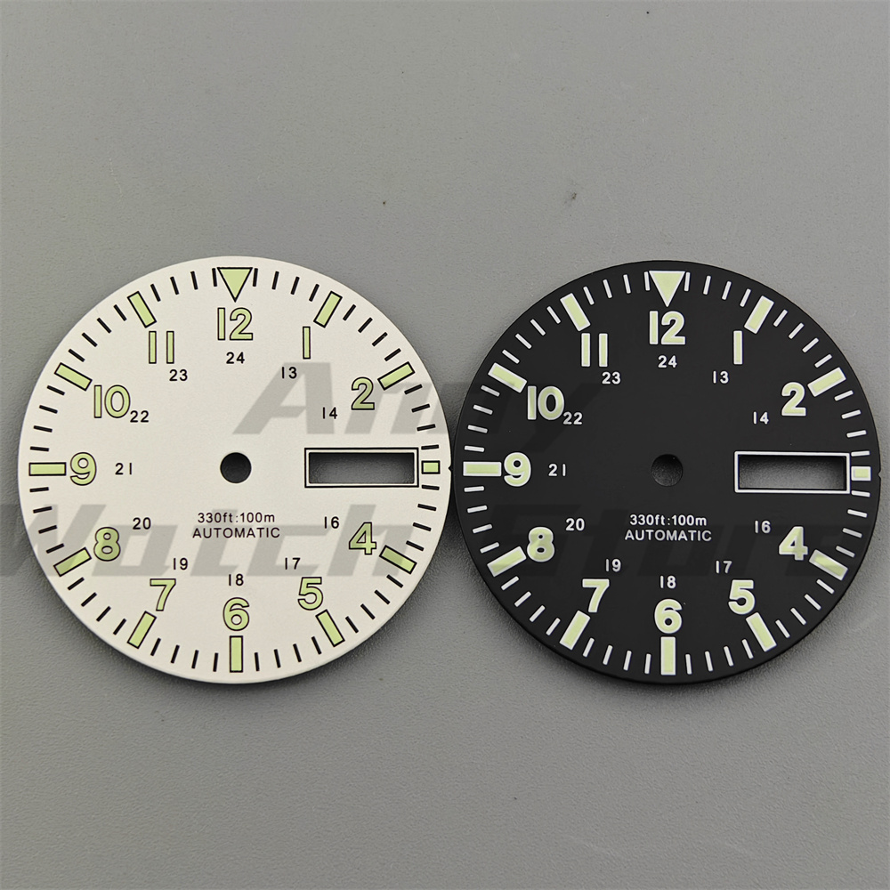 29mm Watch Dial Dual Date Cale - Luxury Watch With Green Dial ulasan dan harga