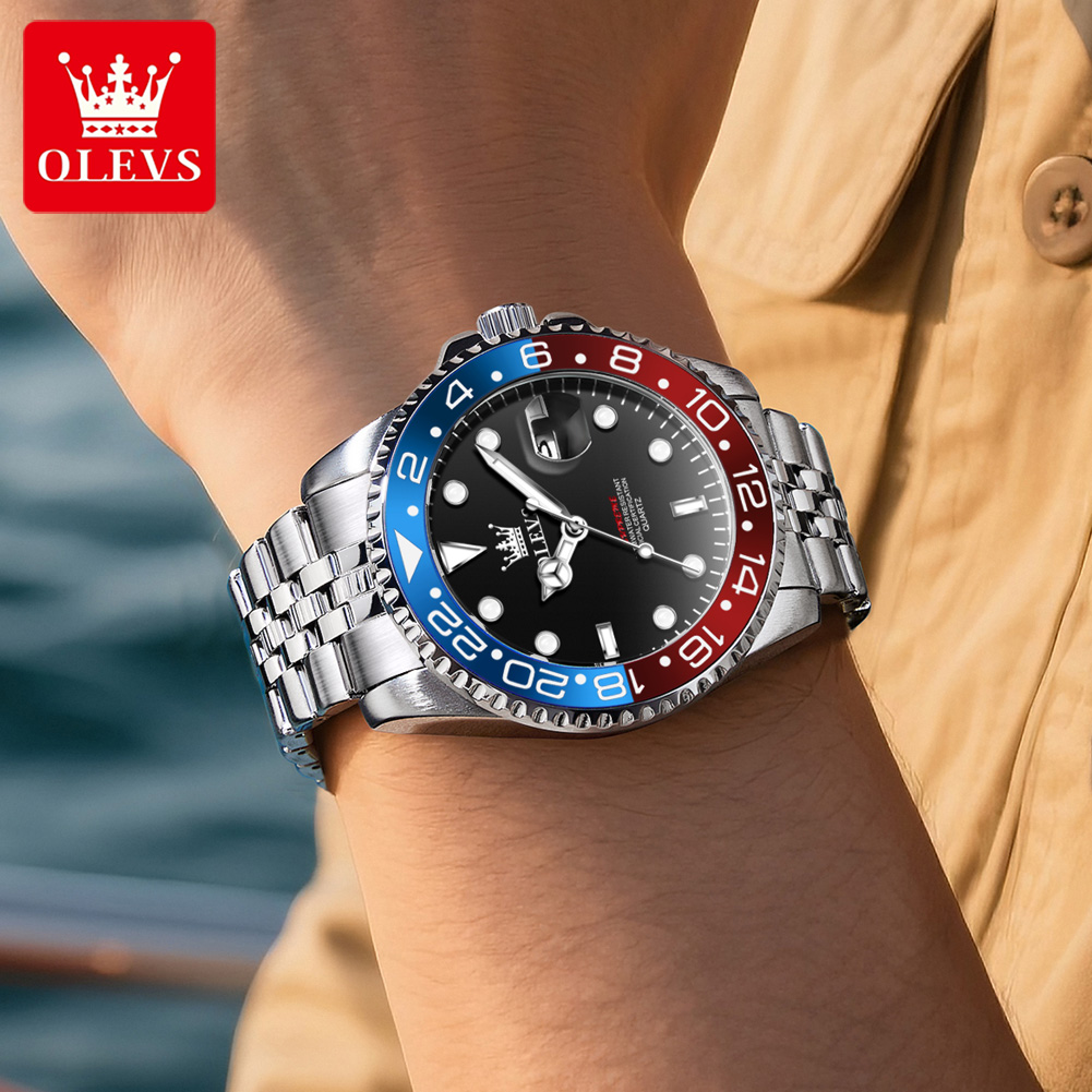 OLEVS 5657 Original Brand Men' - Luxury Watch Hand ulasan dan harga