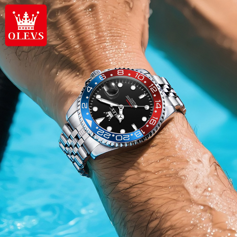 OLEVS 5657 Original Brand Men' - Luxury Watch Hand ulasan dan harga