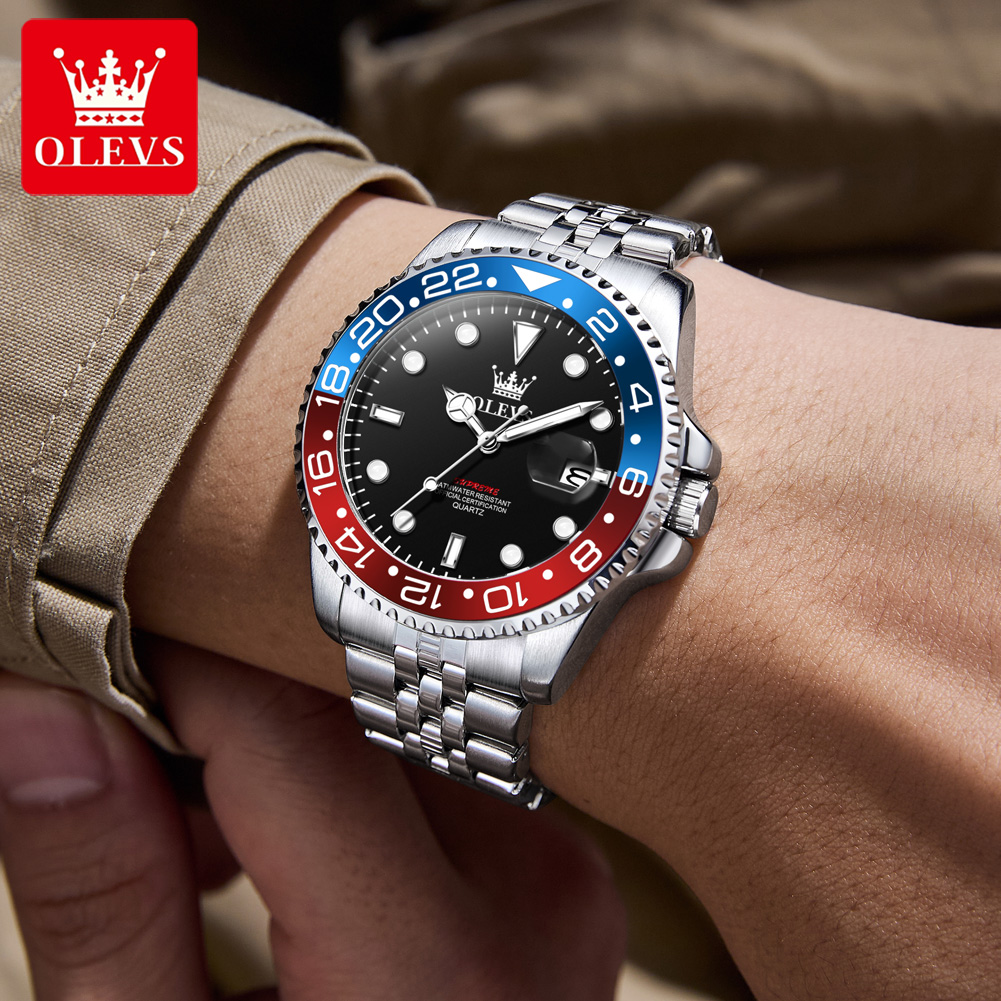 OLEVS 5657 Original Brand Men' - Luxury Watch Hand ulasan dan harga