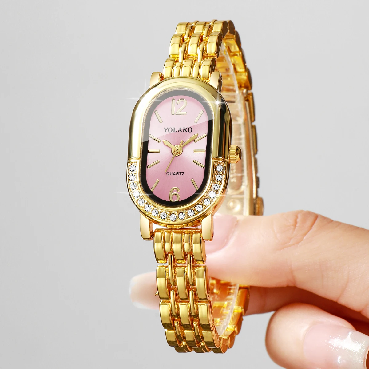Luxury Rhinestone Women Quartz - Luxury Watch Storage ulasan dan harga