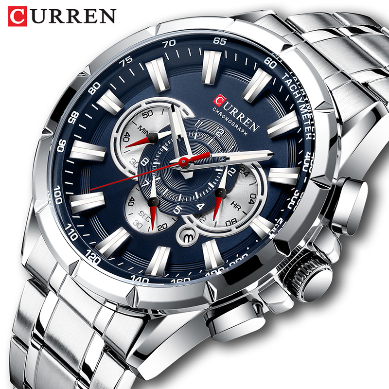 CURREN Wrist Watch Men Waterpr - Zen Luxury Watch ulasan dan harga