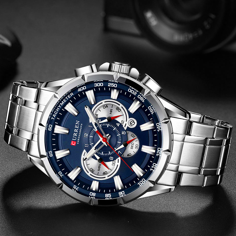 CURREN Wrist Watch Men Waterpr - Zen Luxury Watch ulasan dan harga