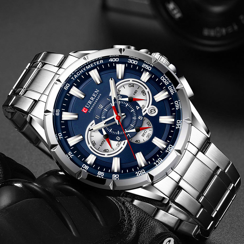 CURREN Wrist Watch Men Waterpr - Zen Luxury Watch ulasan dan harga