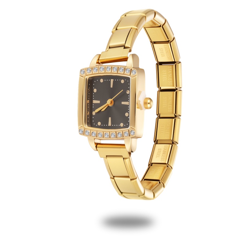 Shiny Zircon Square Luxury Wat - Luxury Watch Makes ulasan dan harga