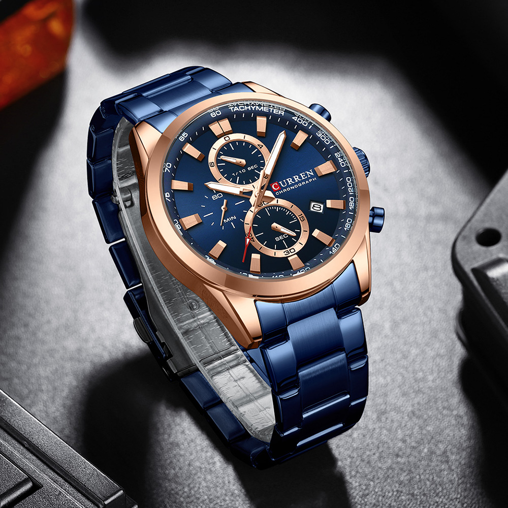 CURREN Luxury Fashion Chronogr - Luxury Watch Audemars Piguet ulasan dan harga