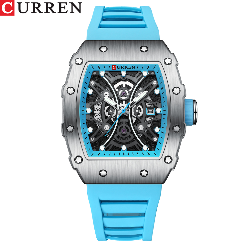CURREN Men 3D Watch Top Brand  - Luxury Watch Hublot ulasan dan harga