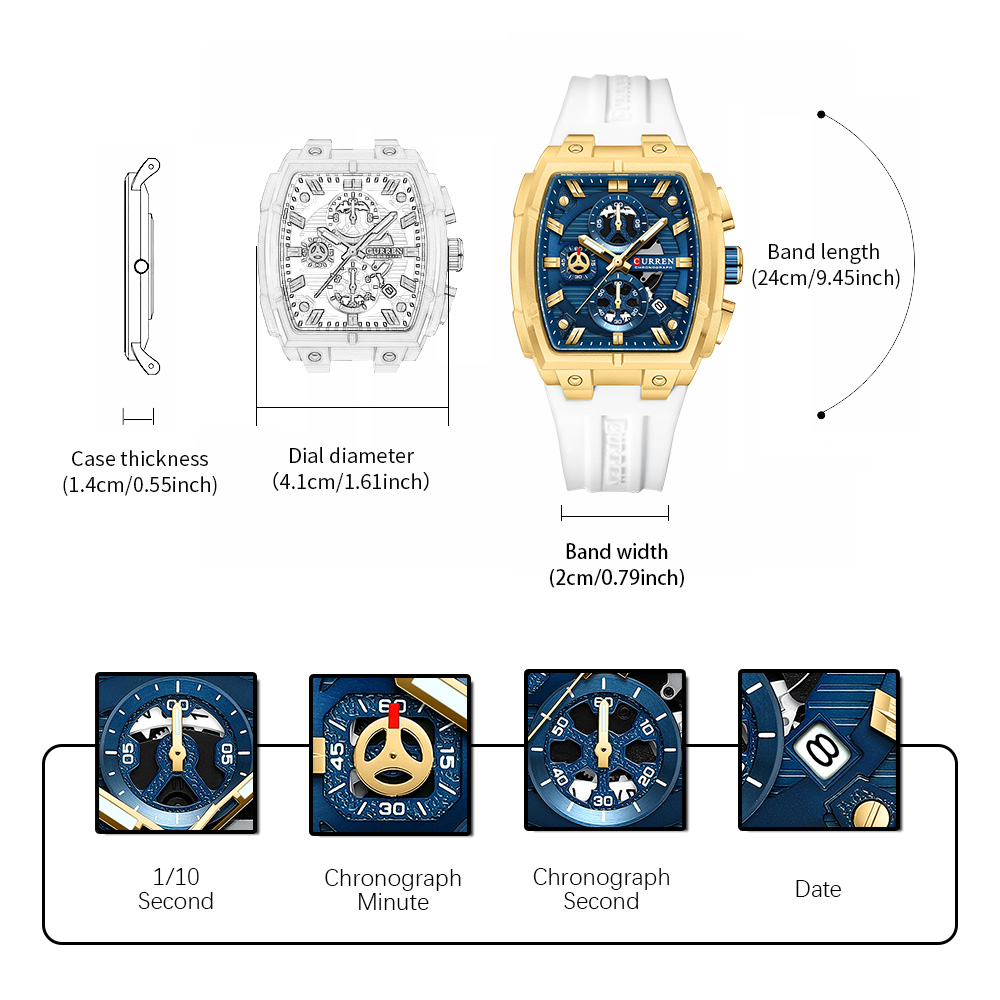 CURREN Luxury Vintage Watch fo - Luxury Watch Hand ulasan dan harga