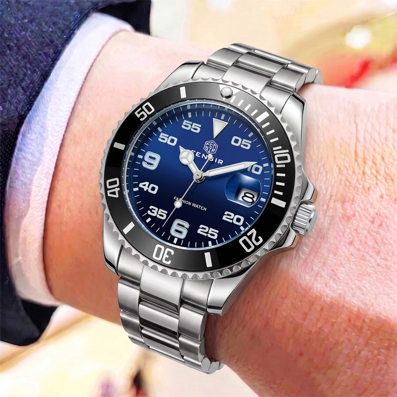 Classic men's quartz watch wit - Luxury Watch Makes ulasan dan harga