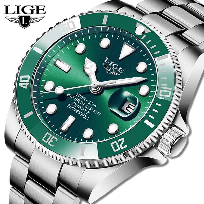 LIGE Top Brand Luxury Fashion  - Zen Luxury Watch ulasan dan harga