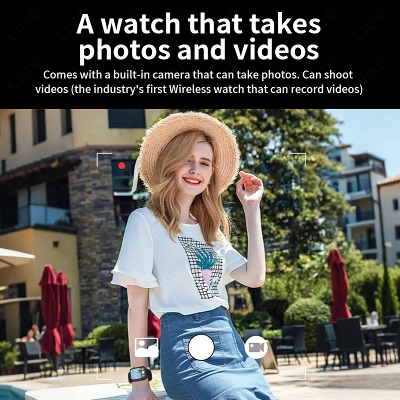 LIGE 512MB Camera Smartwatch 1 - Luxury Watch Makes ulasan dan harga