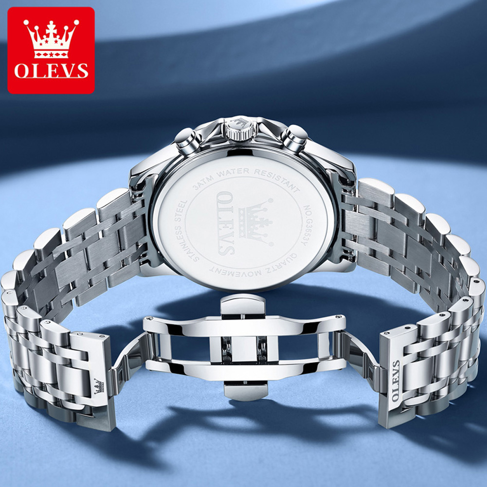 OLEVS 3653 Brand Moon Phase Ca - Zen Luxury Watch ulasan dan harga