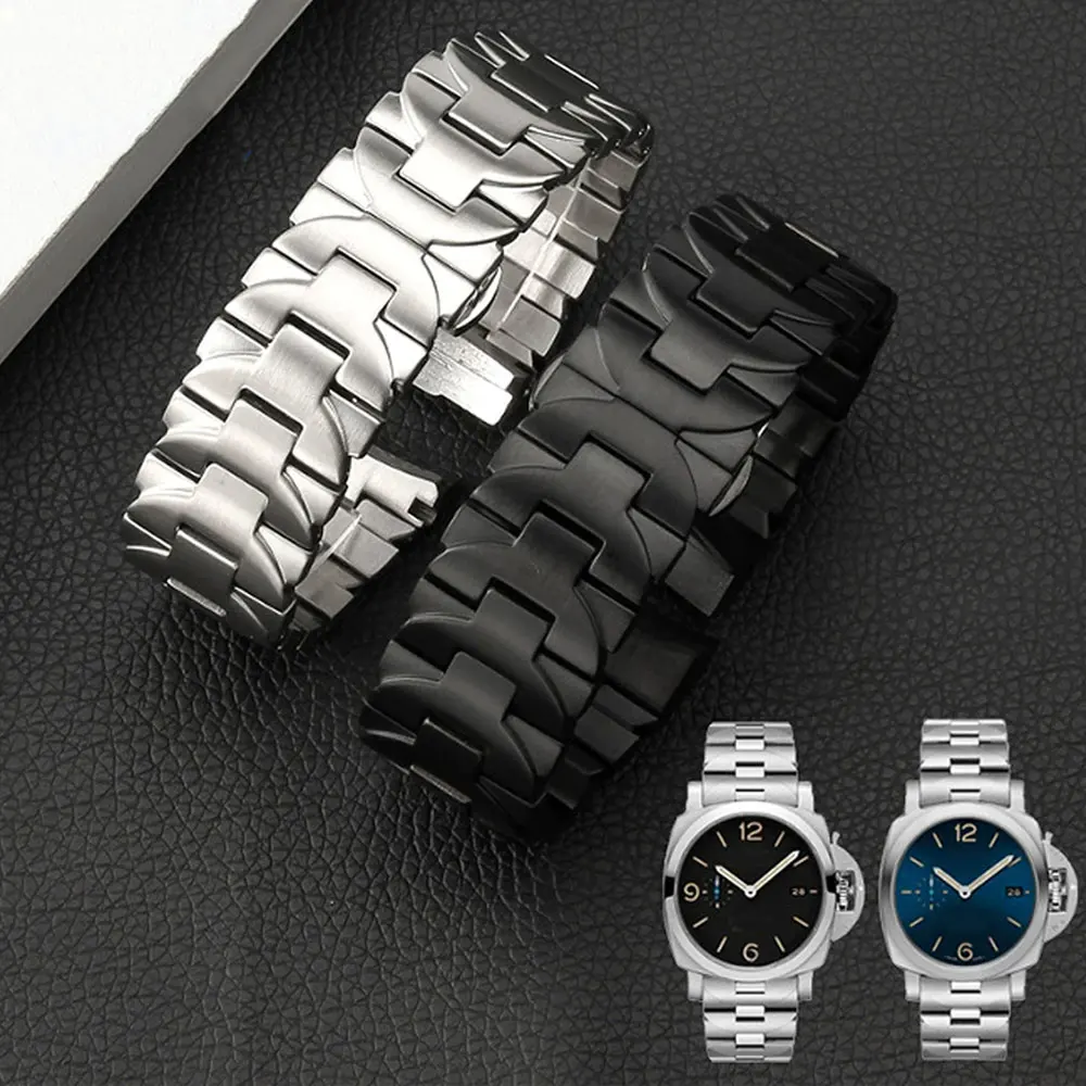 22mm 24mm Stainless Steel Brac - Luxury Watch Panerai ulasan dan harga
