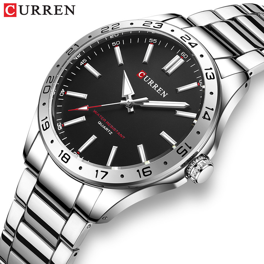 CURREN 8452 Silver White Gift  - Luxury Watch Audemars Piguet ulasan dan harga
