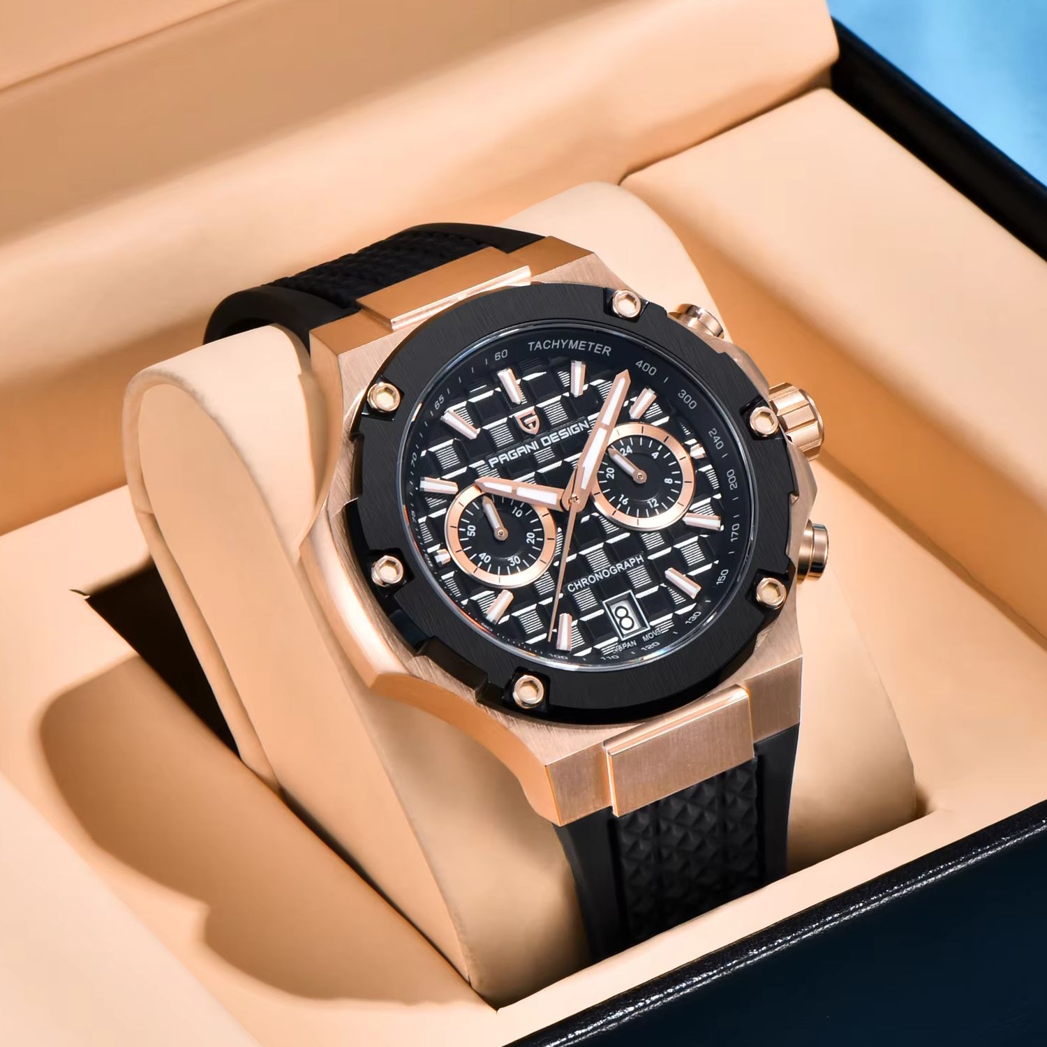 PAGANI DESIGN Men's Watches Lu - Luxury Watch Hublot ulasan dan harga