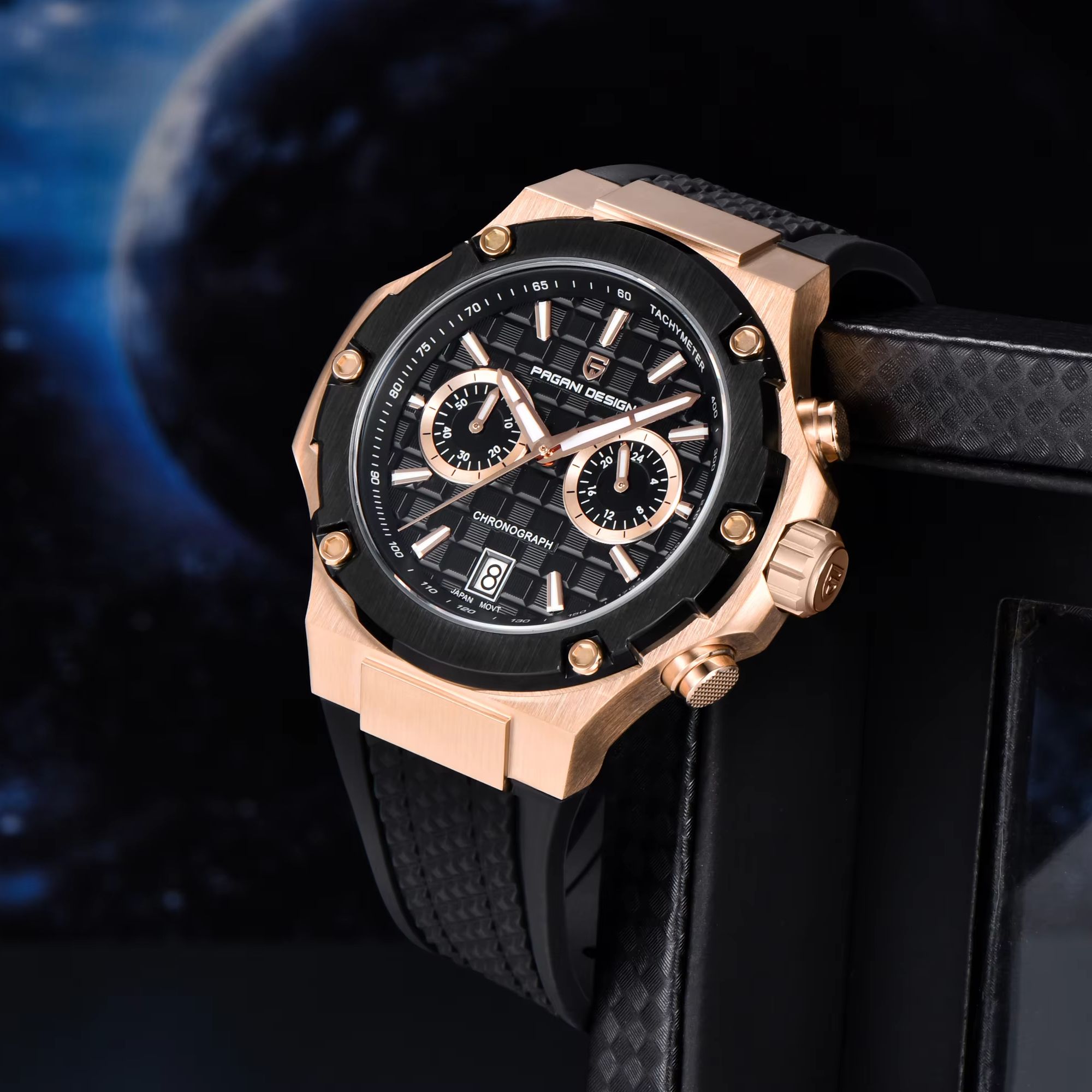 PAGANI DESIGN Men's Watches Lu - Luxury Watch Hublot ulasan dan harga
