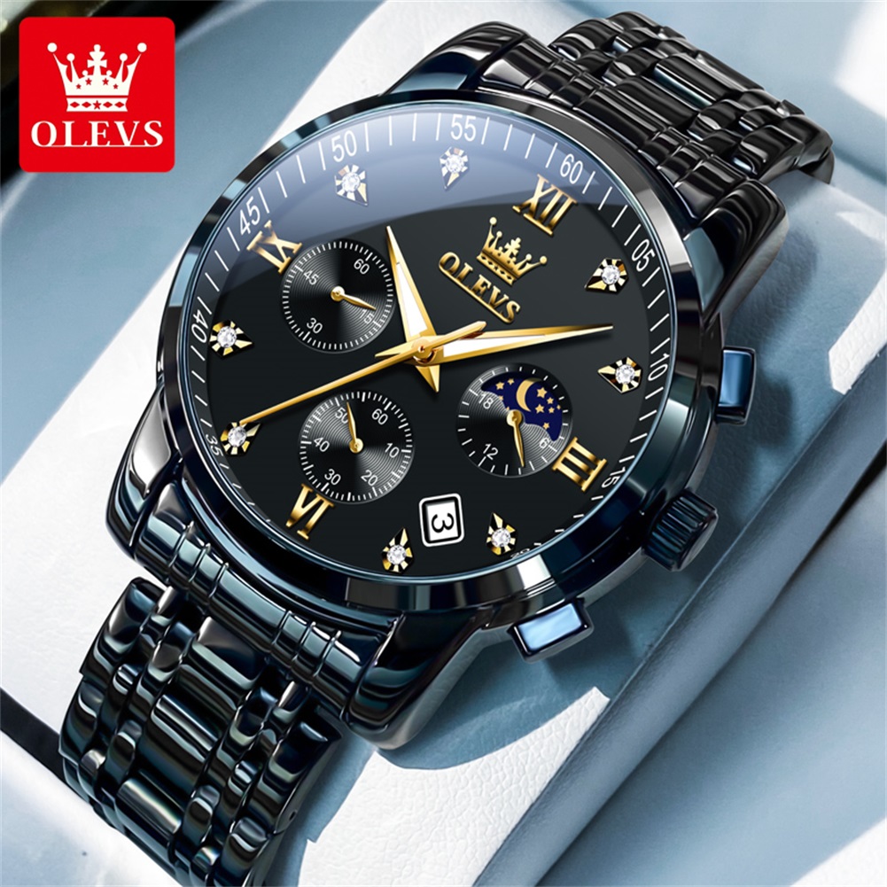 OLEVS Popular men's watches st - Luxury Watch Brand ulasan dan harga