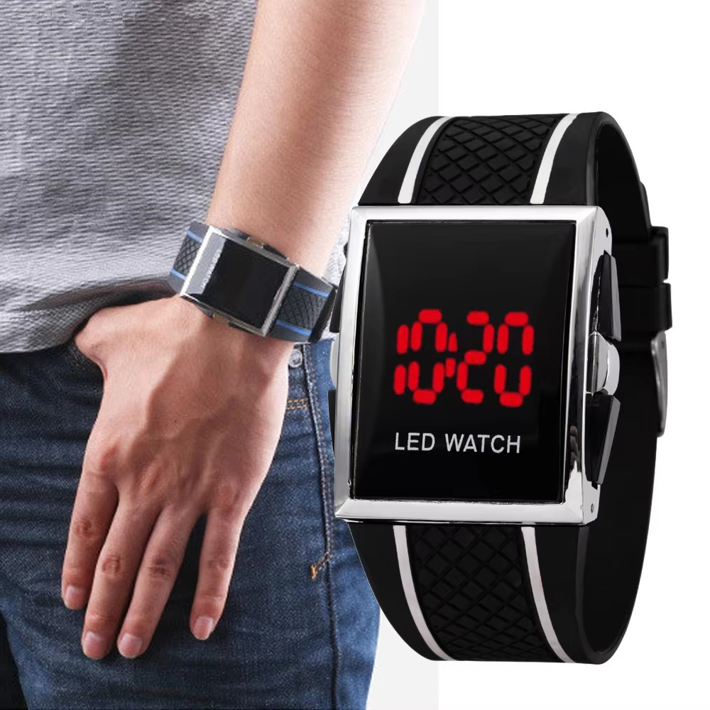 Men Sport Digital Watches Blac - Luxury Watch White ulasan dan harga