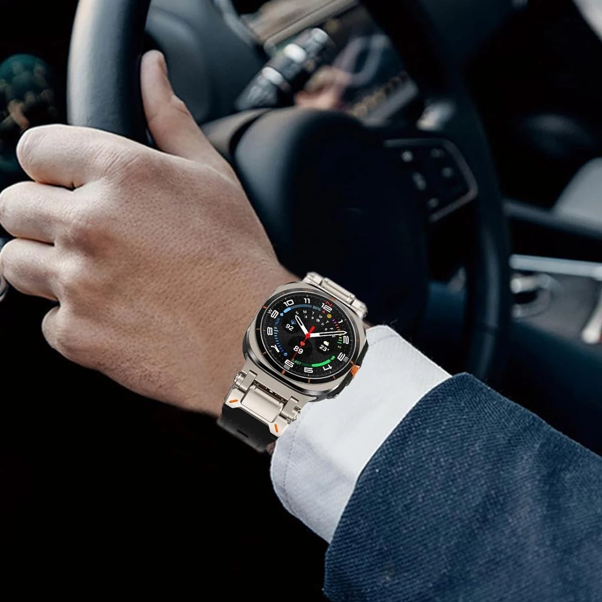 Luxury Leather Band for Samsun - Luxury Watch Galaxy ulasan dan harga