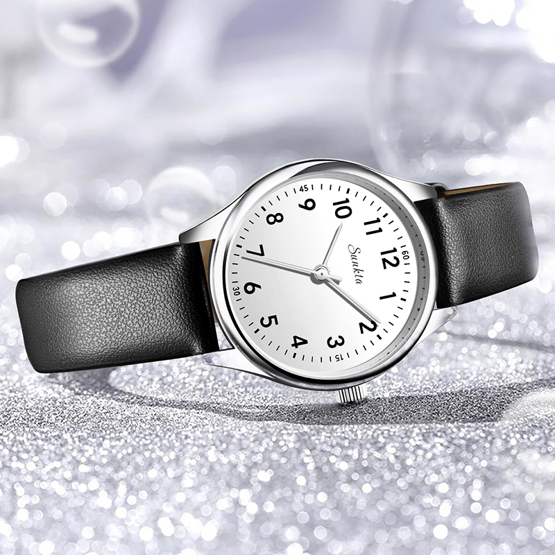 LIGE Simple Women Fashion Blac - Luxury Watch White ulasan dan harga