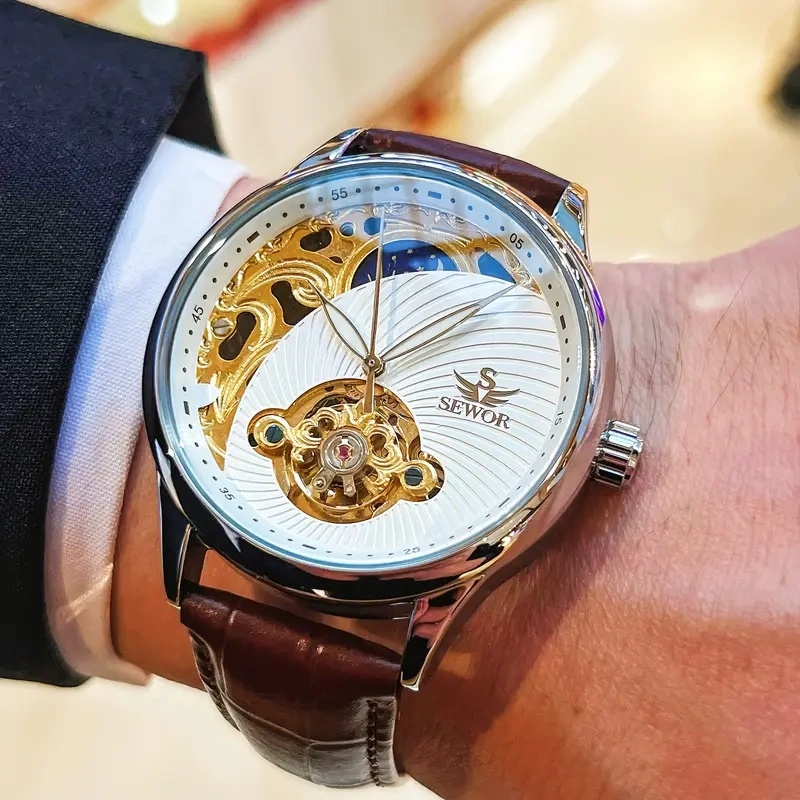 Luxurious Men's Automatic Mech - Luxury Watch Makes ulasan dan harga
