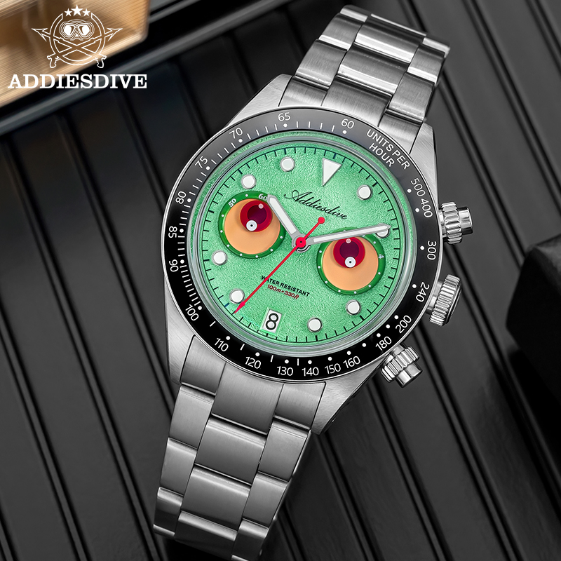 ADDIESDIVE Chronograph Quartz  - Luxury Watch Makes ulasan dan harga