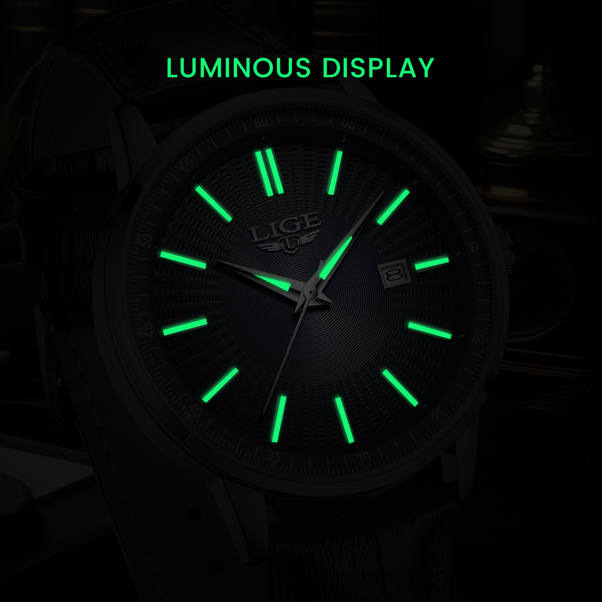 LIGE Top Brand Luxury Men's Wa - Zen Luxury Watch ulasan dan harga