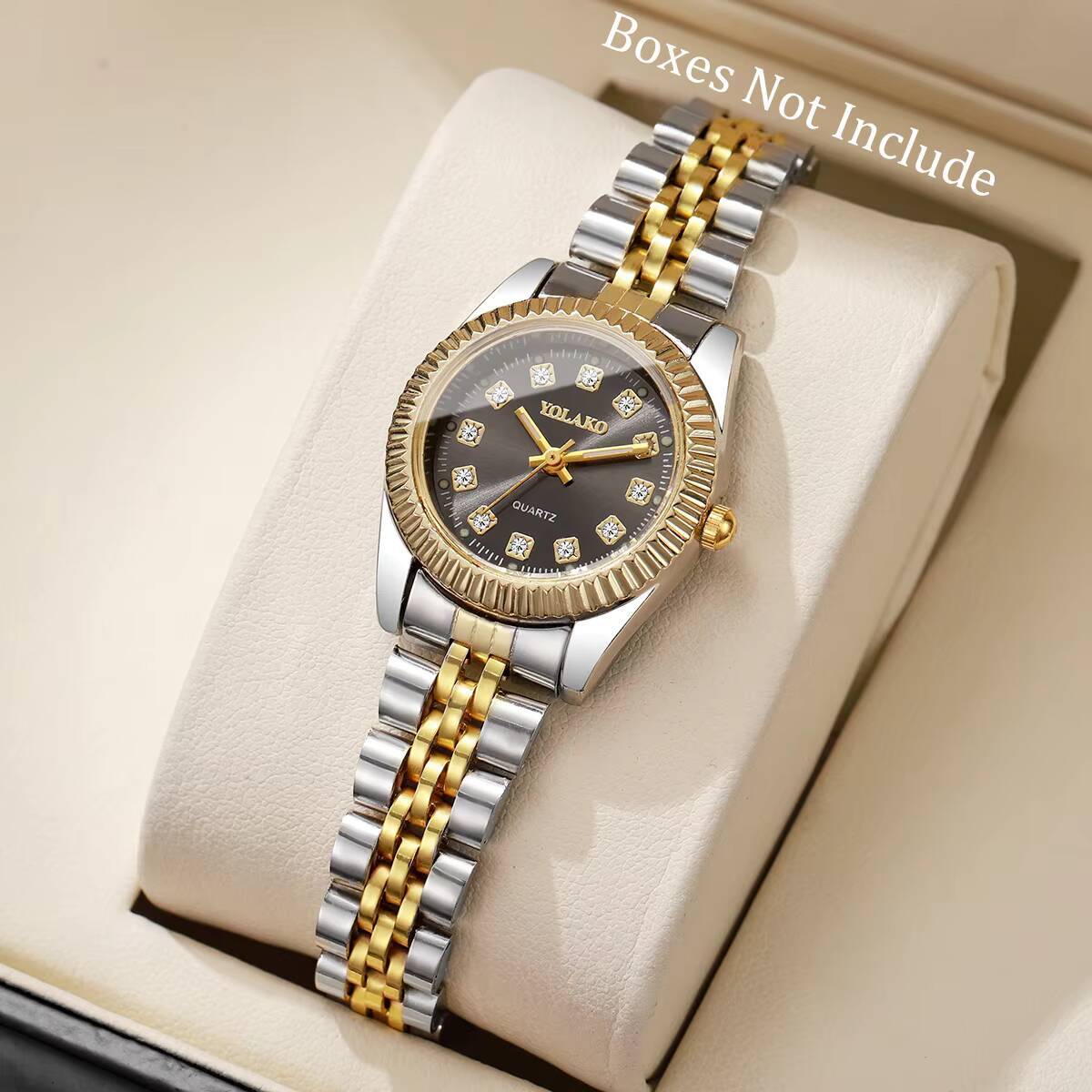 Fashion Rhinestone Women Quart - Luxury Watch Storage ulasan dan harga