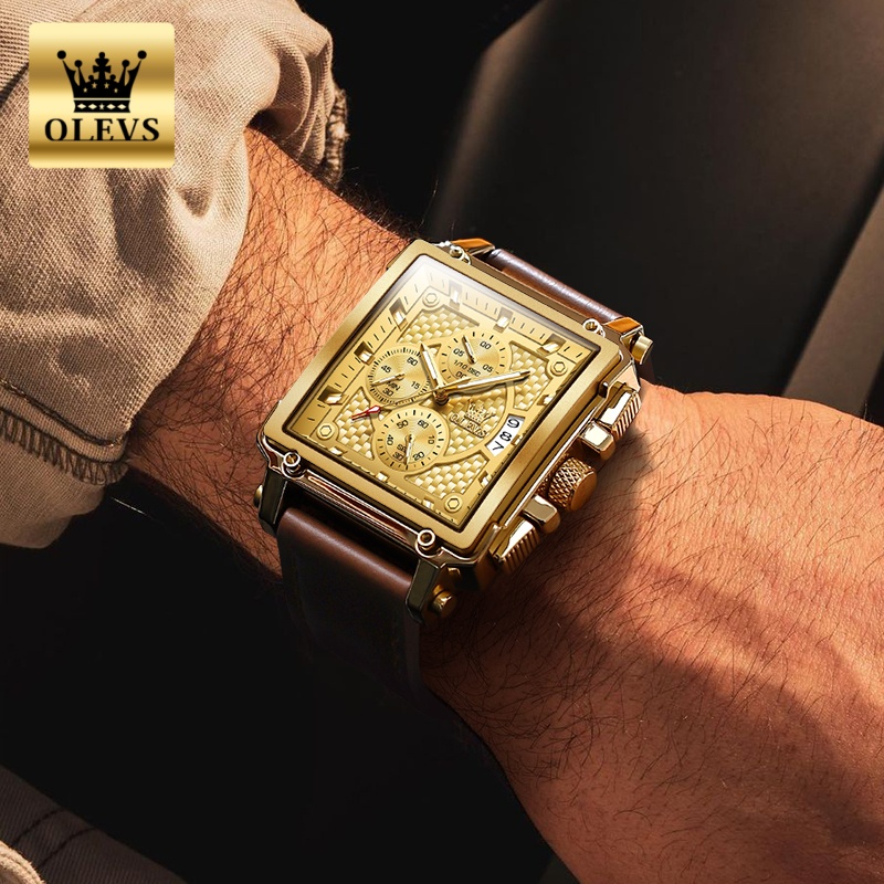 OLEVS Brand Mens Watches Water - Luxury Watch Brand ulasan dan harga