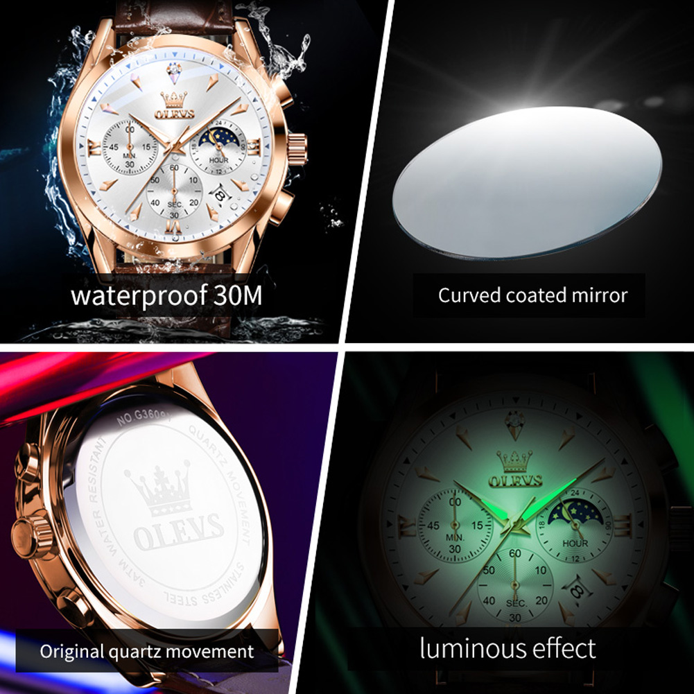 OLEVS Brand New Fashion Quartz - Luxury Watch Audemars Piguet ulasan dan harga