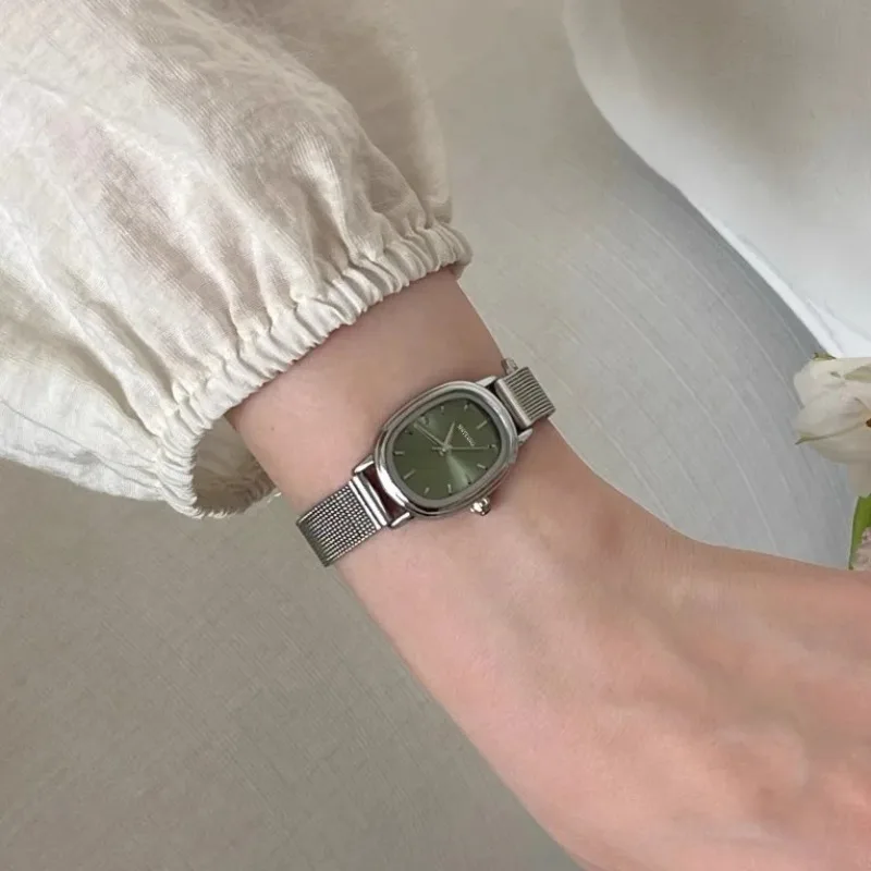 Small Oval Dial Green Watch Si - Luxury Watch With Green Dial ulasan dan harga